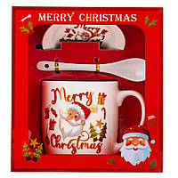 Кружка "Merry Christmas", 350 мл * Рандомний вибір дизайну ELISEY