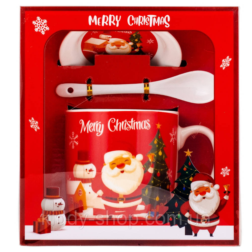 Кружка "Santa's Mood", 350 мл * Рандомний вибір дизайну ELISEY, фото 1