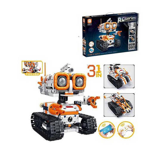 Конструктор на радиоуправлении "Робот" для детей 560 элементов 3 сборки ...
