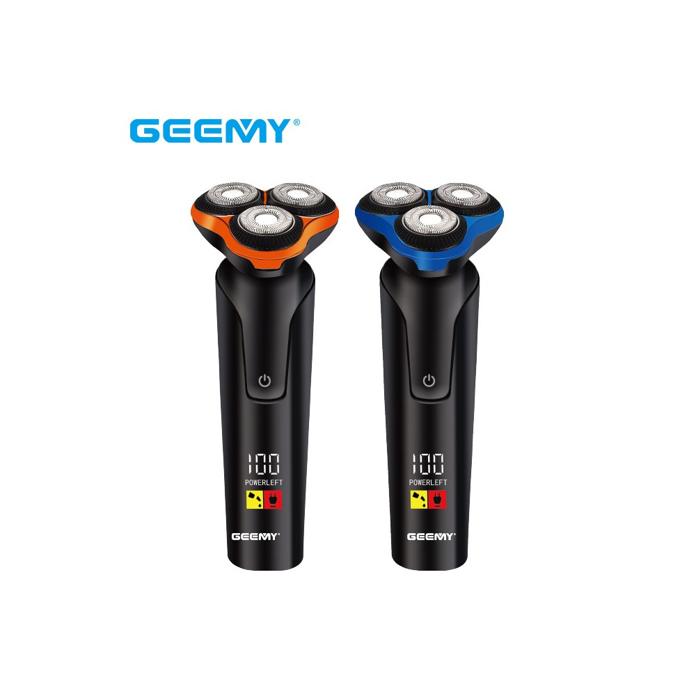 Електробритва бездротова акумуляторна Geemy GM-9010 Dt, фото 1