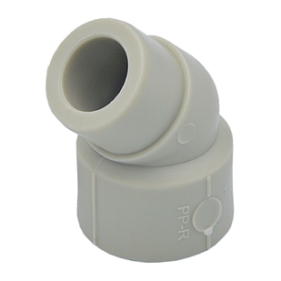 Коліно PP-R Prawtech ∅20 ВЗ 45° (art.PP208020000)