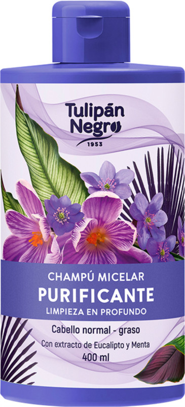 Шампунь міцелярний очисний TULIPAN NEGRO, 400 мл