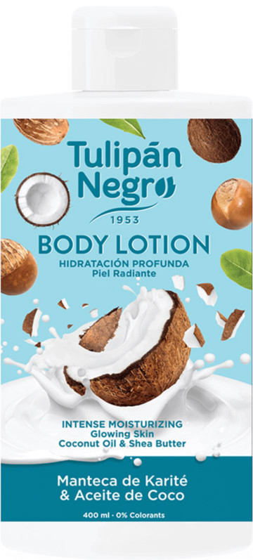 Лосьйон для тіла Олія ши та Кокос TULIPAN NEGRO, 400 мл