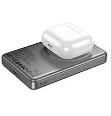 Power Bank Hoco Q26A Joy PD20W magnetic fast charging power bank(10000mAh) Gray, фото 3