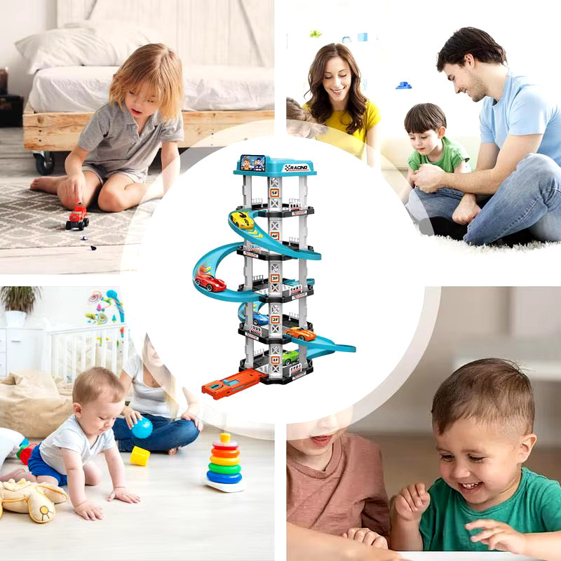 Дитячий іграшковий трек парковка Childrens Rail Car MH2003 Dt, фото 1