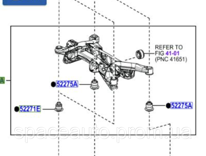 Подрамник задний Toyota Rav 4 2021-2024 512000R010 б/у оригинал без дефектов, фото 1