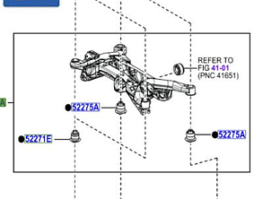 Подрамник задний Toyota Rav 4 2021-2024 512000R010 б/у оригинал без дефектов