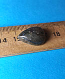 Лабрадор крапля камінь без оправи. Кабошон натуральний лабрадор 20*15*7 мм. Індія., фото 3