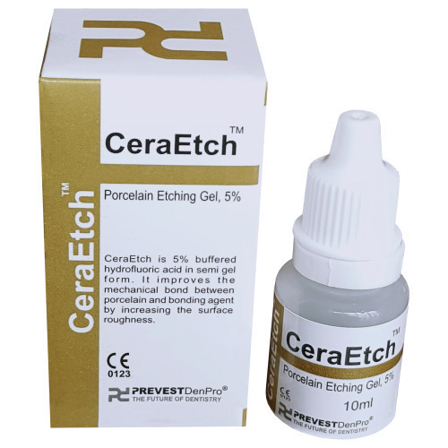 Cera Etch гель для травлення порцеляни 5% плавикова кислота 10 мл PREVEST DenPro, фото 1