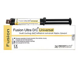 Fusion Ultra D/C Universal фіксувальний цемент подвійного затвердіння 1 шприц PREVEST DenPro