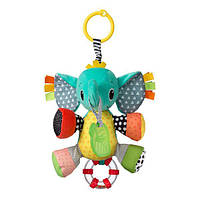 М'яка іграшка-підвісок Infantino Слоненя з прорізувачем (005378I)