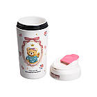 Термочашка Bears з порцелянаовою колбою 480 мл біла HP-14-15P, фото 3