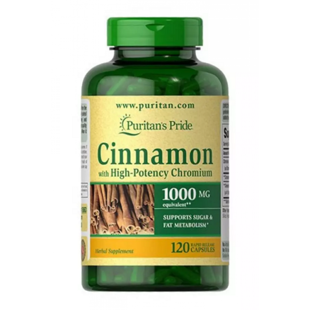 Cinnamon Complex with High Potency Chromium -120 caps