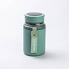 Термос Fashion з датчиком температури 700 мл Оливковий HP-14-20GR, фото 4