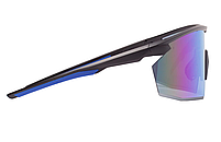 Окуляри захисні Pyramex PMXSPEC (blue mirror) Anti-Fog, сині дзеркальні лінзи в чорно-синій оправі, фото 6