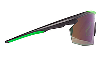 Окуляри захисні Pyramex PMXSPEC (green mirror) Anti-Fog, синьо-зелені дзеркальні лінзи в чорно-зеленій оправі, фото 5