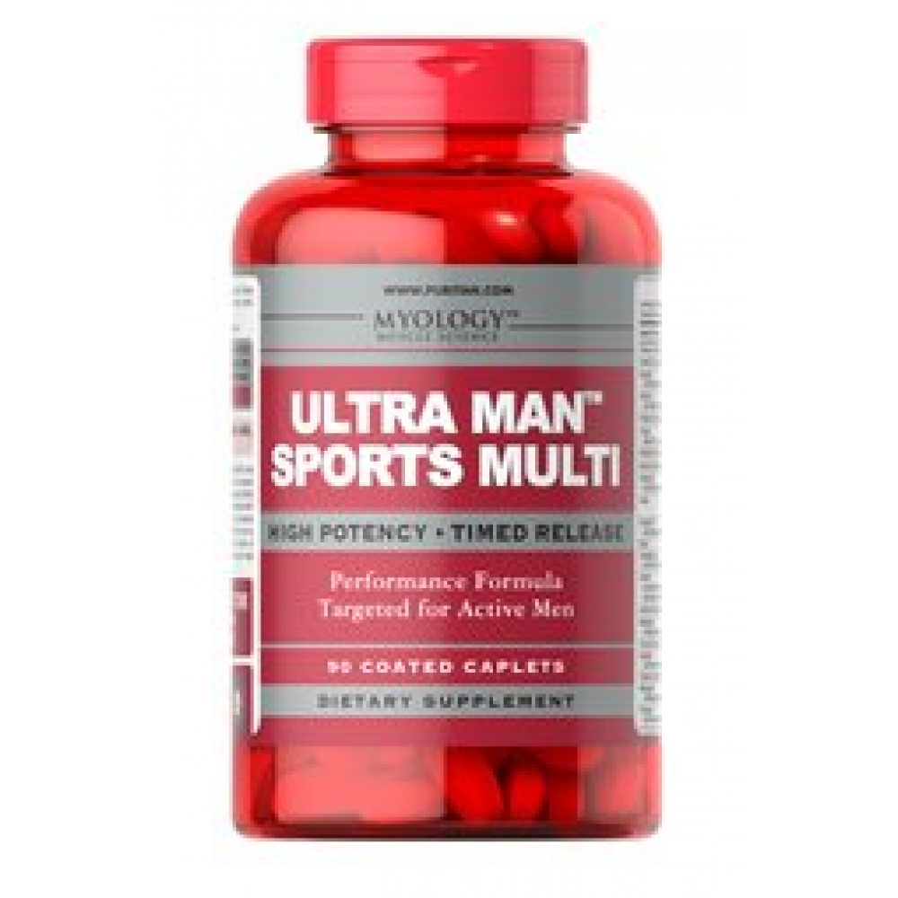Myology™ Ultra Man™ Sports Multivitamins - 90 Coated Caplets