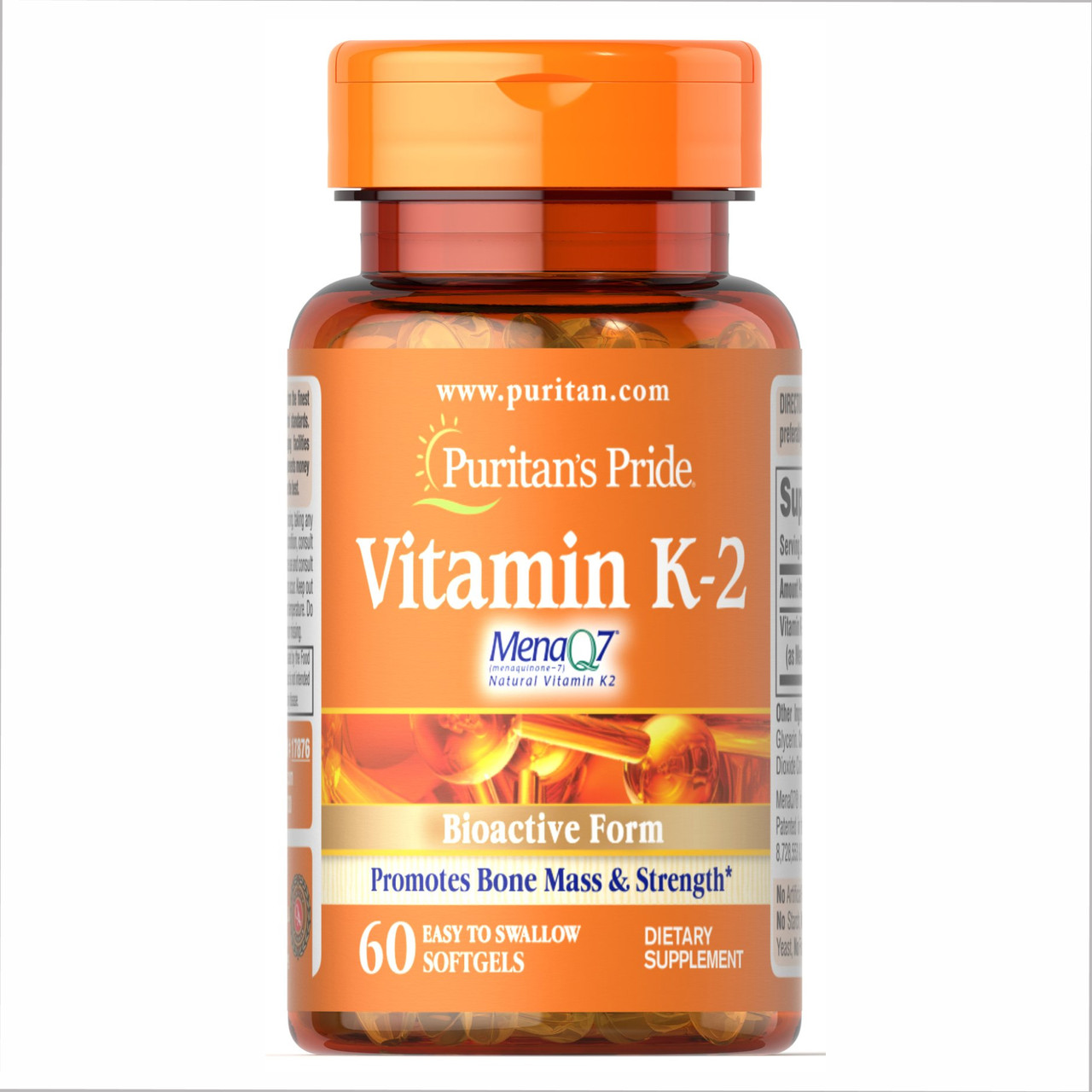 Vitamin k-2 (Mena q7) 50mcg - 60softgels