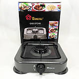 Газова плита DOMOTEC MS-6601 на 1 конфорку. Колір: сірий, фото 6