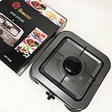 Газова плита DOMOTEC MS-6601 на 1 конфорку. Колір: сірий, фото 8