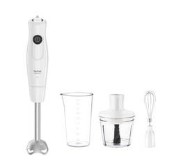 Блендер Tefal заглибний Dailymix 600Вт, 3в1, чаша-800мл, чопер-500мл, турборежим, білий (HB533138) (код