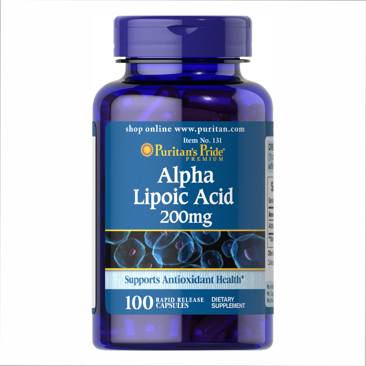 Alpha Lipoic Acid 200 mg - 100 caps