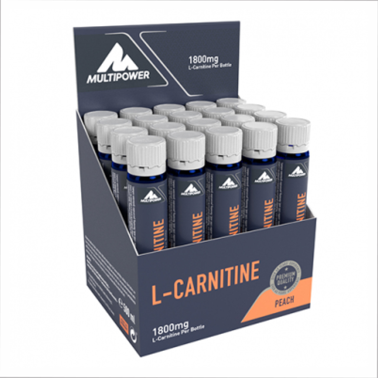L-Carnitine 1800mg 500ml - 20x25ml Peach