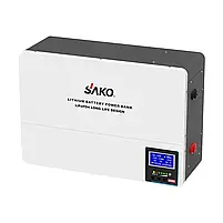 Комплект резервного живлення Sako: гібридний інвертор 6.5kVA/6.2kW SUNON V 48V+120A MPPT й акумуляторна батарея 51.2В 5120Втг, фото 4
