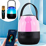 Блютуз колонка з мікрофоном Bluetooth Speaker & 1 Microphone A68 Black, фото 4