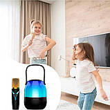 Блютуз колонка з мікрофоном Bluetooth Speaker & 1 Microphone A68 Black, фото 6