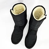 Чоботи чоловічі 41р 26,5см, чоботи для прогулянок, Зимове робоче взуття для чоловіків, Чоловічі робочі черевики, фото 6