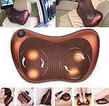 Масажна подушка з прогріванням, масажна подушка з підігрівом, роликова масажна подушка, фото 2