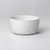 Салатниця керамічна 400 мл чорна піала біла