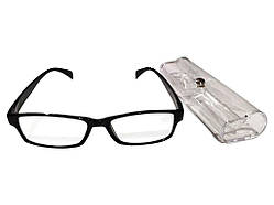 Окуляри для зору 1.75 (чорні в чохлі) № 1529-A62/HLL996/HLL1919 ТМ КИТАЙ