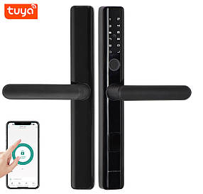 Електронний замок дверей NaviCat D2 з підтримкою програми TUYA Black