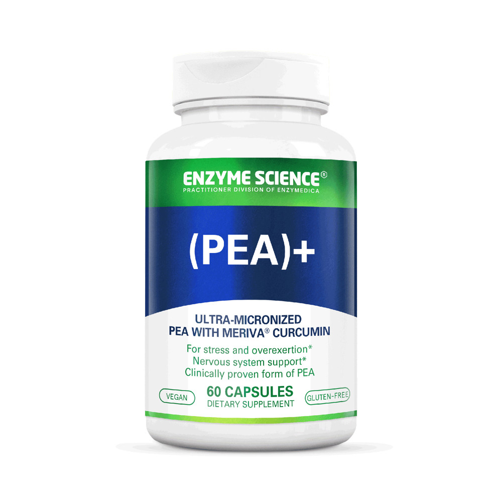Enzyme Science PEA + Meriva Curcumin / ПЕА Пальмітоілетаноламід + куркумін Meriva 60 капсул BX170