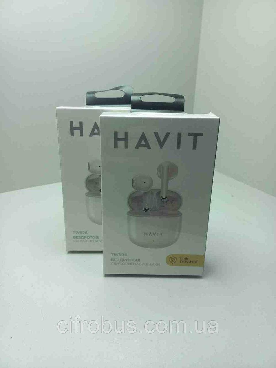 Навушники Bluetooth-гарнітура Б/У Havit TW976