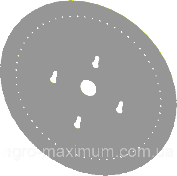 509.046.4005-05 Диск апарата, що висіває (d=2,2, 60 відв.) товщ. 1,2 мм УПС