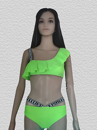 Купальник подростковый Fuba Амстердам 2125 салат (В НАЛИЧИИ ТОЛЬКО 34 36 38 40 42 УКР р-ры), фото 2