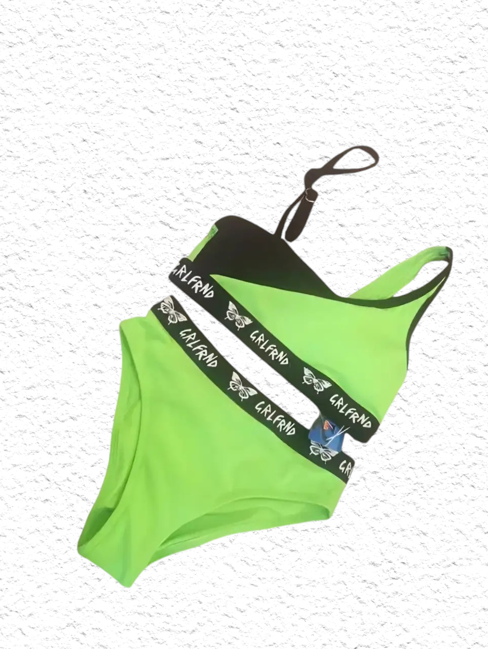 Купальник в РУБЧИК Z.Five 9278 Санни салат(В НАЛИЧИИ ТОЛЬКО 34 УКР р-ры )