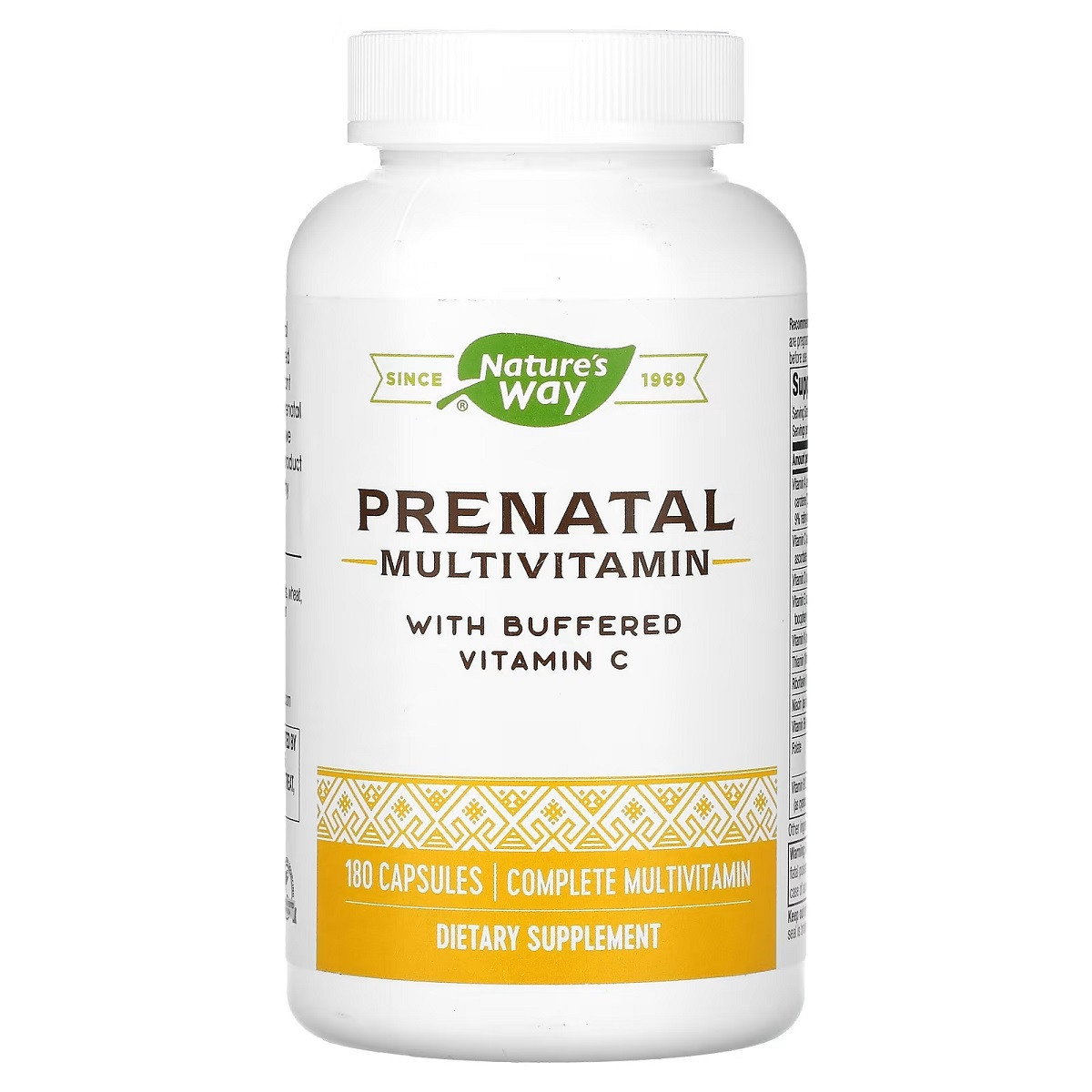 Мультивітаміни для Вагітних, Prenatal Multi-Vitamin and Multi-Mineral, Nature's Way, 180 Капсул