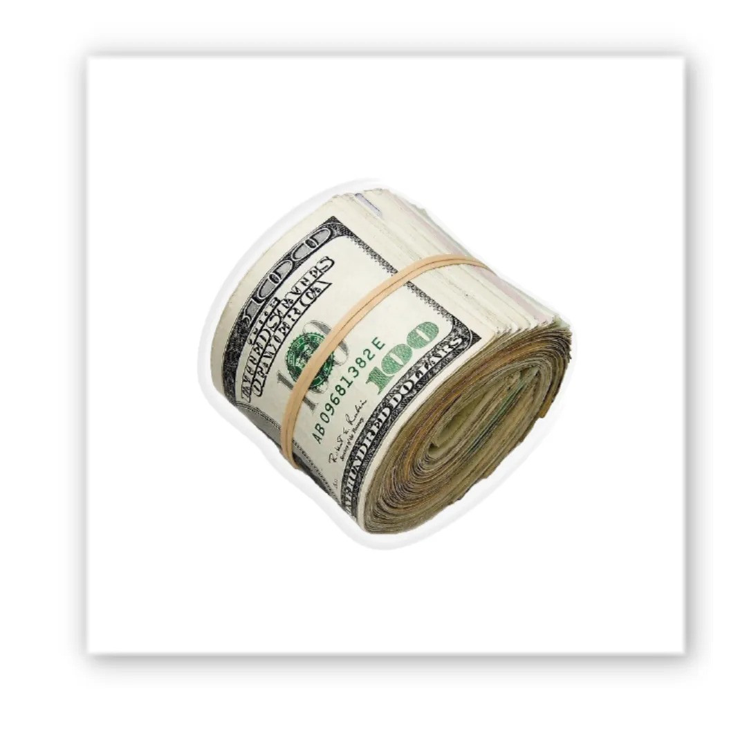 3D-стікер Dollar
