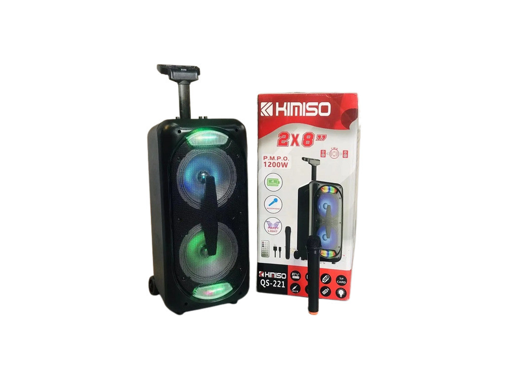 Акустична система з потужним звуком 20 Вт, Bluetooth 5.0, Kimiso QS-221 (43552-QS-221_2992)