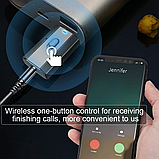 USB Bluetooth 5.0 аудіоприймач, бездротовий аудіоадаптер, RX + TX, управління однією кнопкою, портативний AUX аудіоадаптер, фото 4