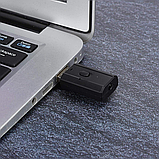 USB Bluetooth 5.0 аудіоприймач, бездротовий аудіоадаптер, RX + TX, управління однією кнопкою, портативний AUX аудіоадаптер, фото 9