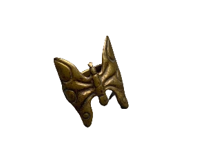 Кільце для серветок "Метелик" із зістареної латуні 6х4,5 см Stilars Італія 130664