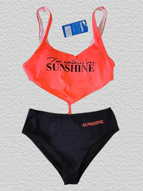 Купальник подростковый Z.Five 637 Солнце оранж (В НАЛИЧИИ ТОЛЬКО 30 32 34 36 38 УКР р-ры), фото 2