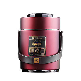 Термос для їжі на 1.5 літра з широким горлом з 2 контейнерами з нержавіючої сталі харчовий термоконтейнер