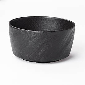 Салатниця керамічна 400 мл чорна піала