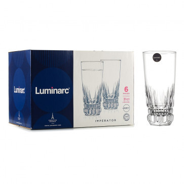 Набір склянок Luminarc Imperator високих 310 мл 6 шт (N1288)